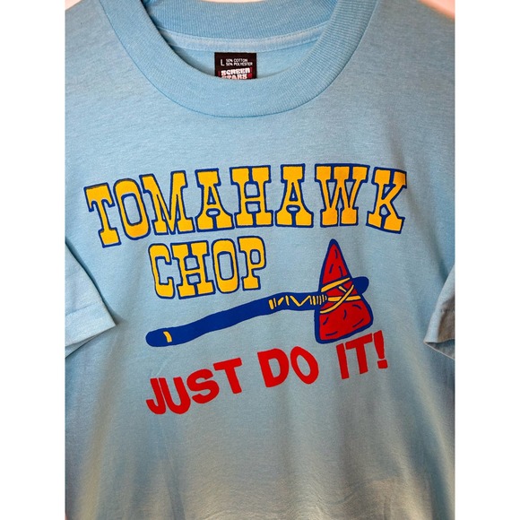 Vintage ScreenStats Atlanta Braves “Tomahawk Chop” tee - Picture 2 of 4